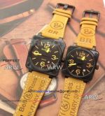 Perfect Replica Bell And Ross Black PVD Case Quartz Watches